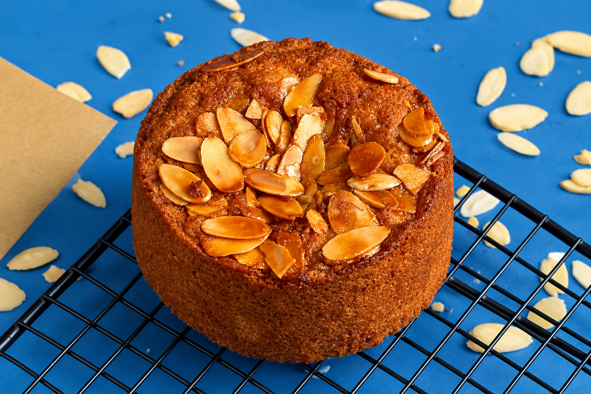 Almond honey eggless mini butter cake (200 grams)